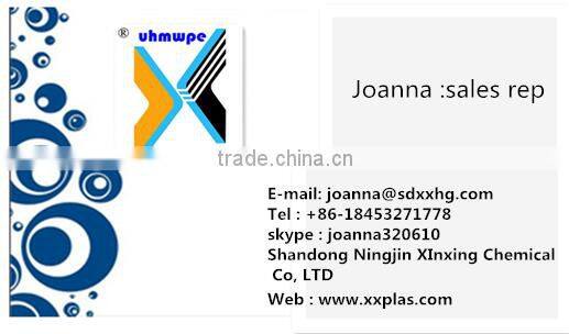 several colors and sizes High Density polyethylene sheet