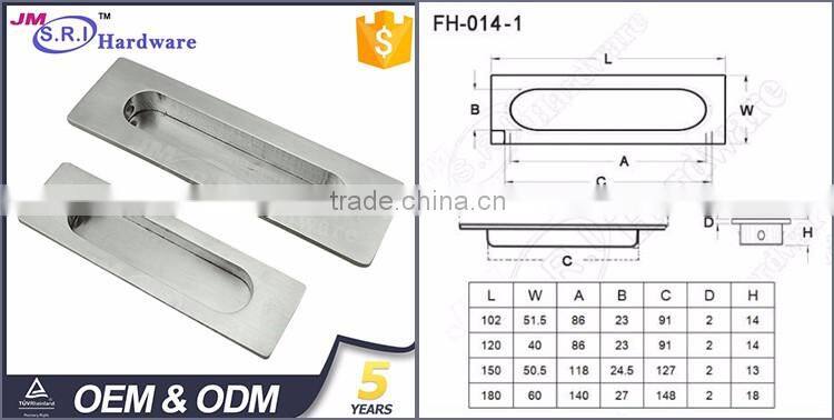 China supplier hidden door handles , recessed sliding door handles , concealed handle