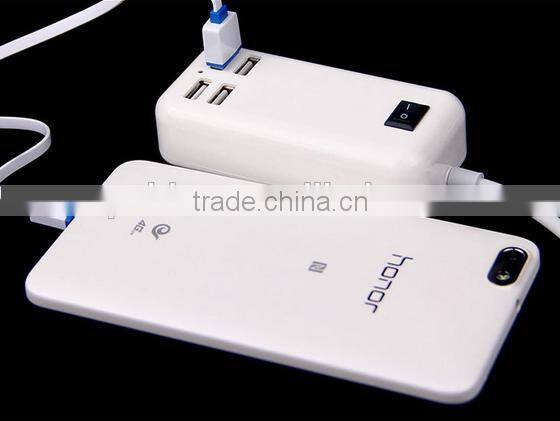 Wholesale China 4 USB Wall Charger 4-Port USB HUB Tranvel Charger