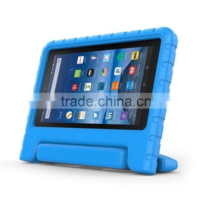 Factory Price ShockProof Handle Light Weight Super Protective Stand Cover EVA Case for 2015 New Amazon Kindle Fire 7 inch