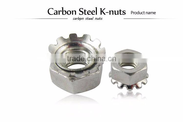 Mass supply fine workmanship high quality carbon steel kep nuts m10