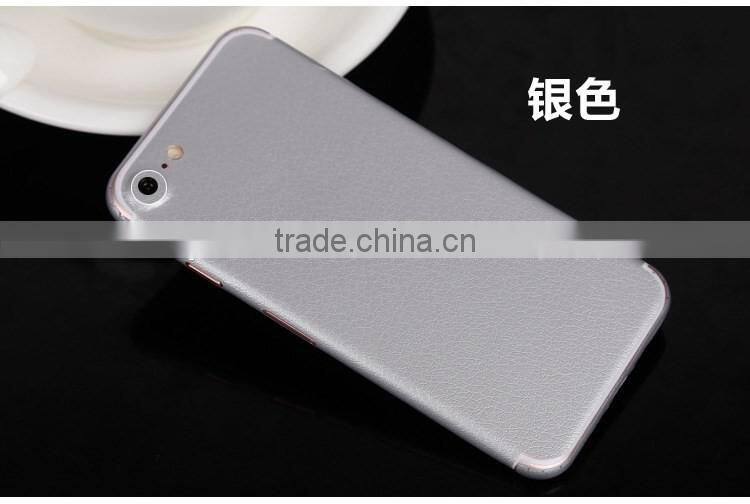 NEW Products for iPhone 7 plus leather sticker, vinyl sticker decal for iphone 7plus
