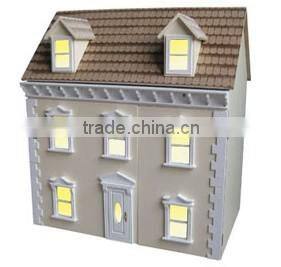 hot sale wooden dollhouse with accessories