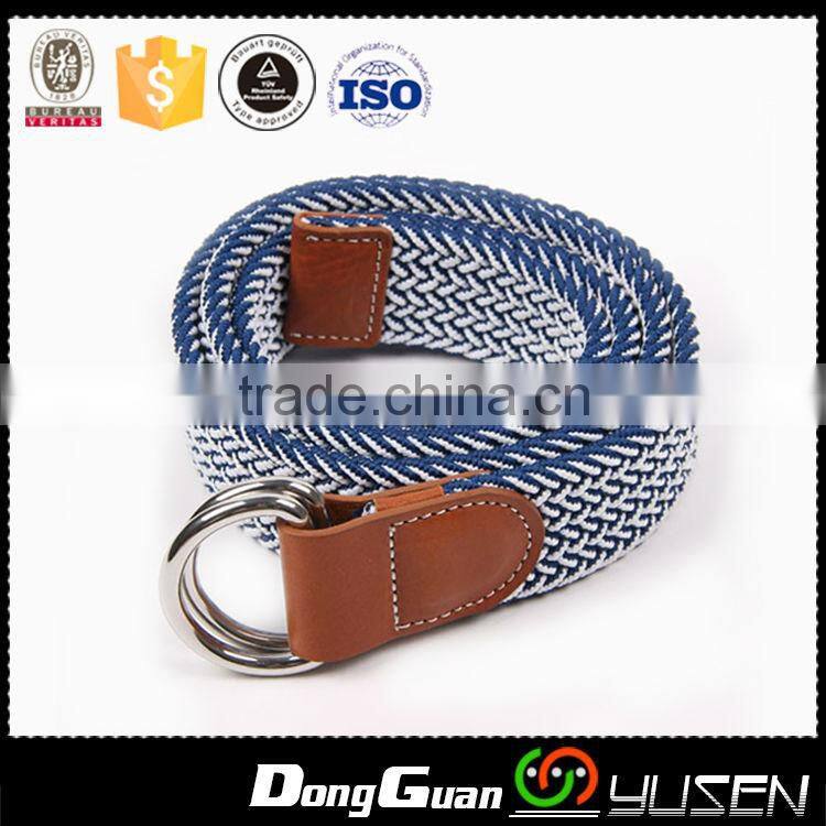 Skyblue Custom Wholesale High Stretch Men Fabric Elastic Belt