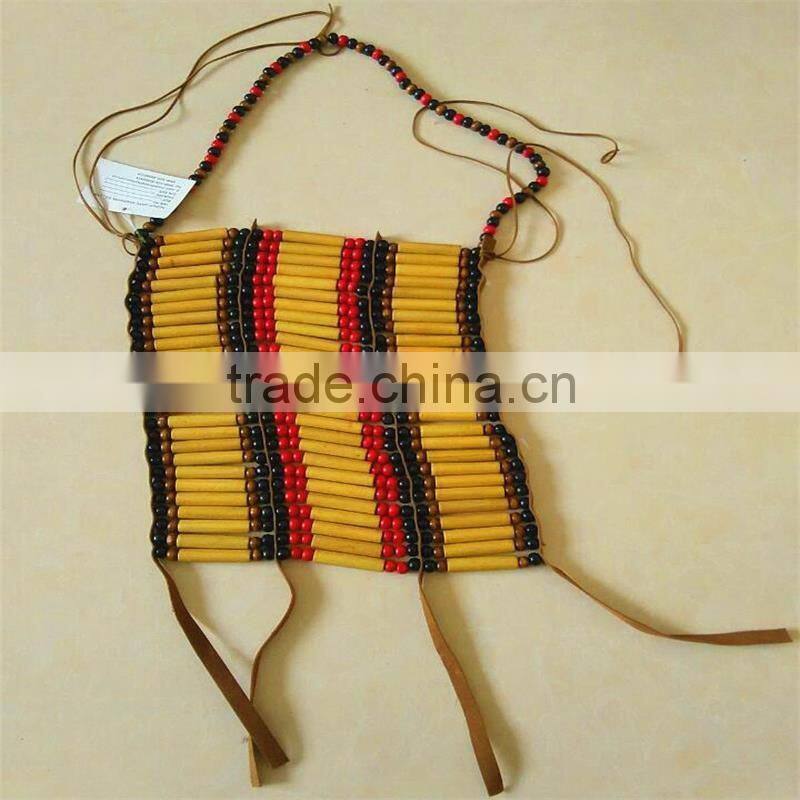 Factory unique handmade multi layer indian chief necklace