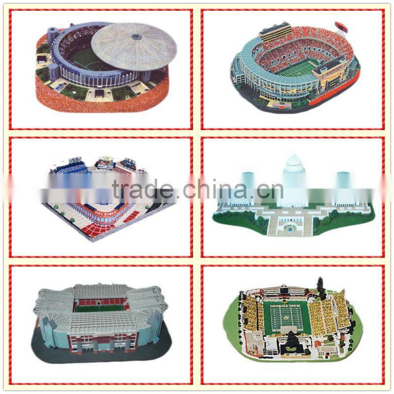 Fashion resin round custom mini 3d Puzzle Stadium