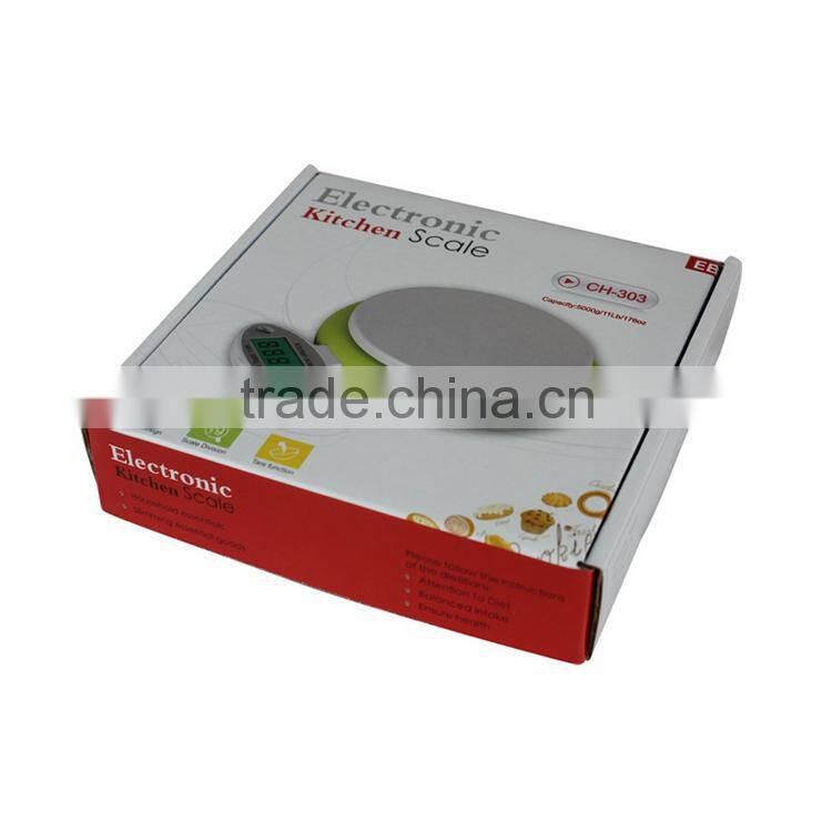 5000g Cheap accurate digital kitchen scale electronic food kitchen scale