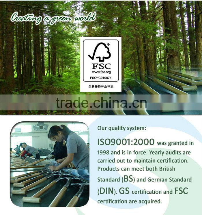 Stainless Steel Digging Spade With Long Fiberglass Handle(GMG)