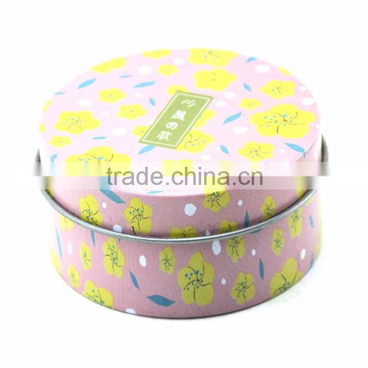 recyclable feature promotional small round return gift tins