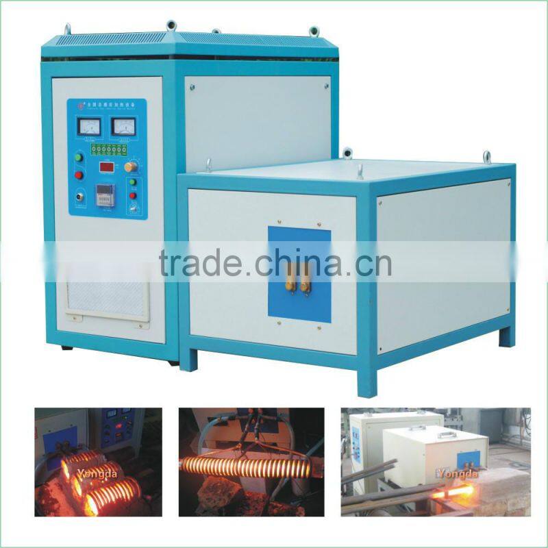Factory price high frequency 45KW IGBT induction heating rod forging