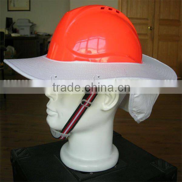 Safety Helmet hard hat brim with neck flap(Australia style)