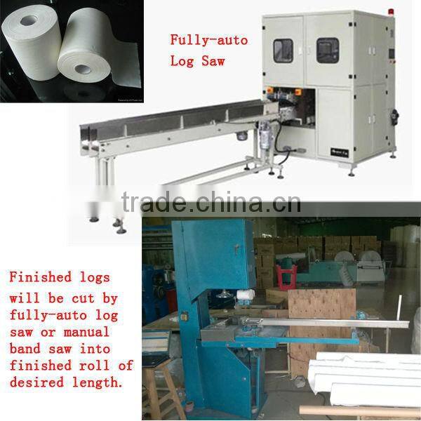 Easy Operation Embossing Peforating Laminating High Speed Automatic Toilet Tissue Paper Production Machine