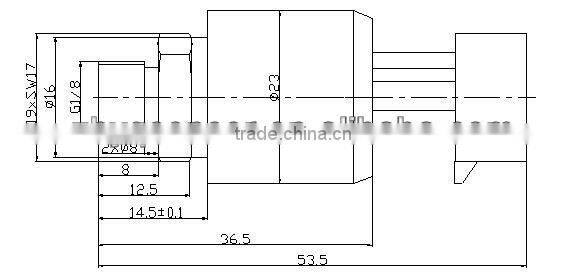 PT124B-240 engine oil automative pressure transmitter