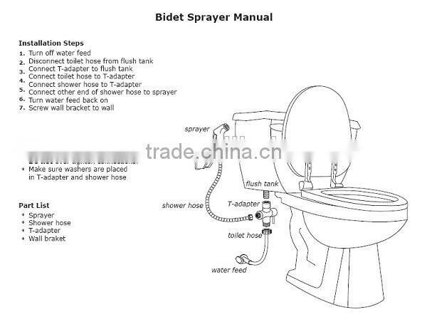 Toilet Shattaf,Diaper Spayer,Hand Bidet
