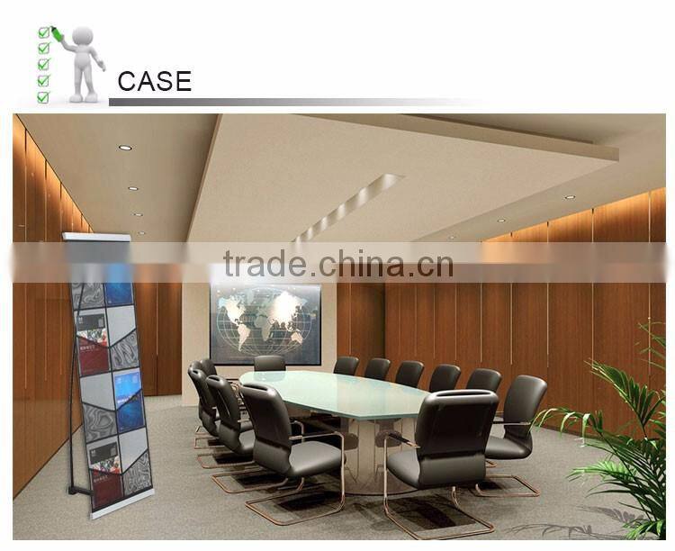 High quanlity! Magazine holder net type double row literature stand