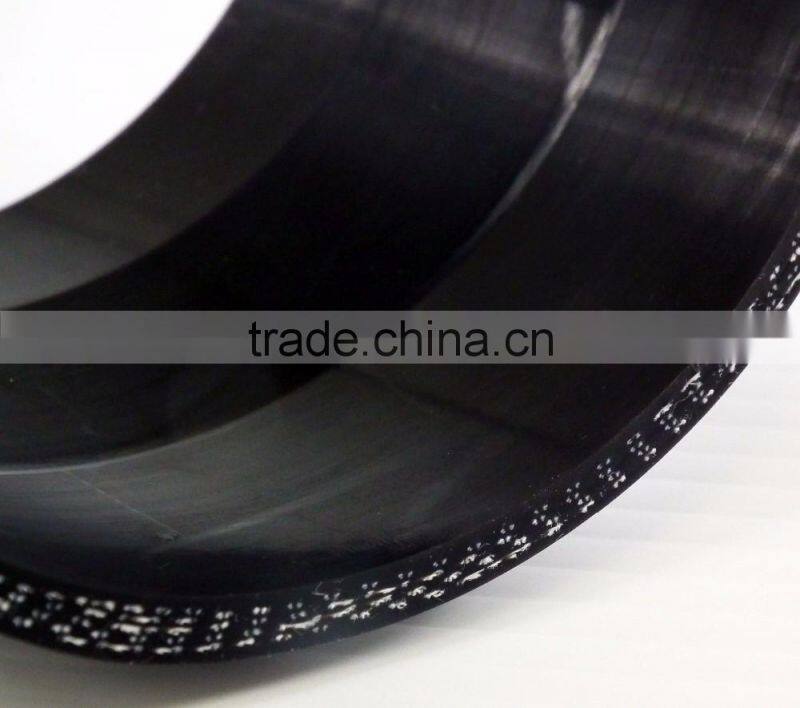 4'' 102mm high temperature reinforced automotive black elbow 90 degree silicone