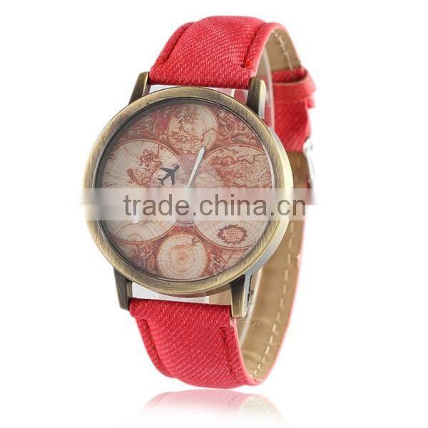 Newest Map Face Design Women Watch Wholesale