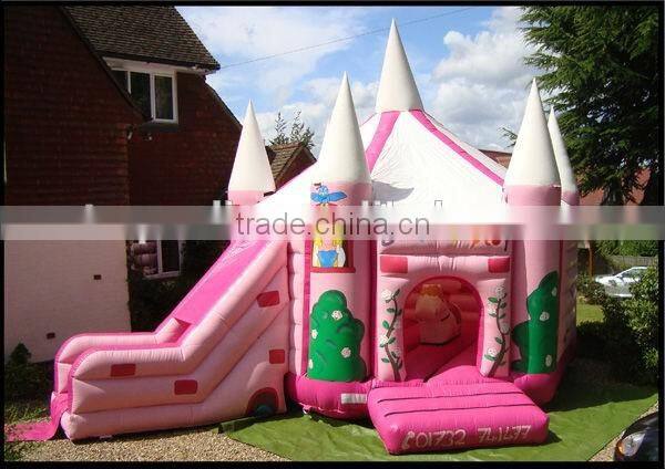 2016 NEW design high quality inflatable outdoor PVC material bouncy castle for sale