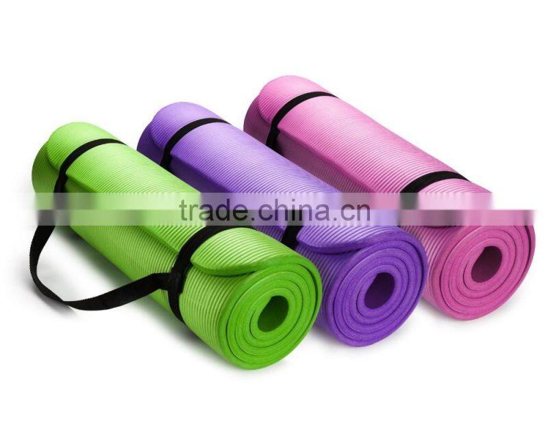 Eco-friendly good quality TPE NBR PVC waterproof health exercise yoga mat