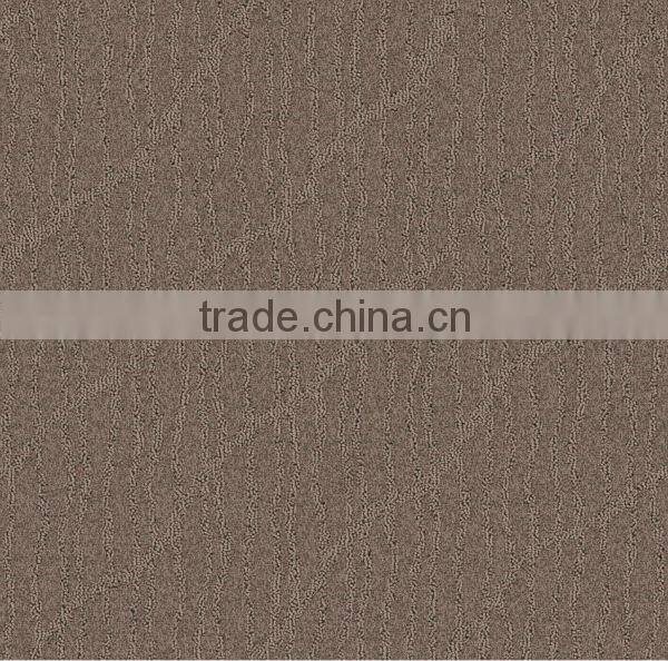 Machine-made wool carpet