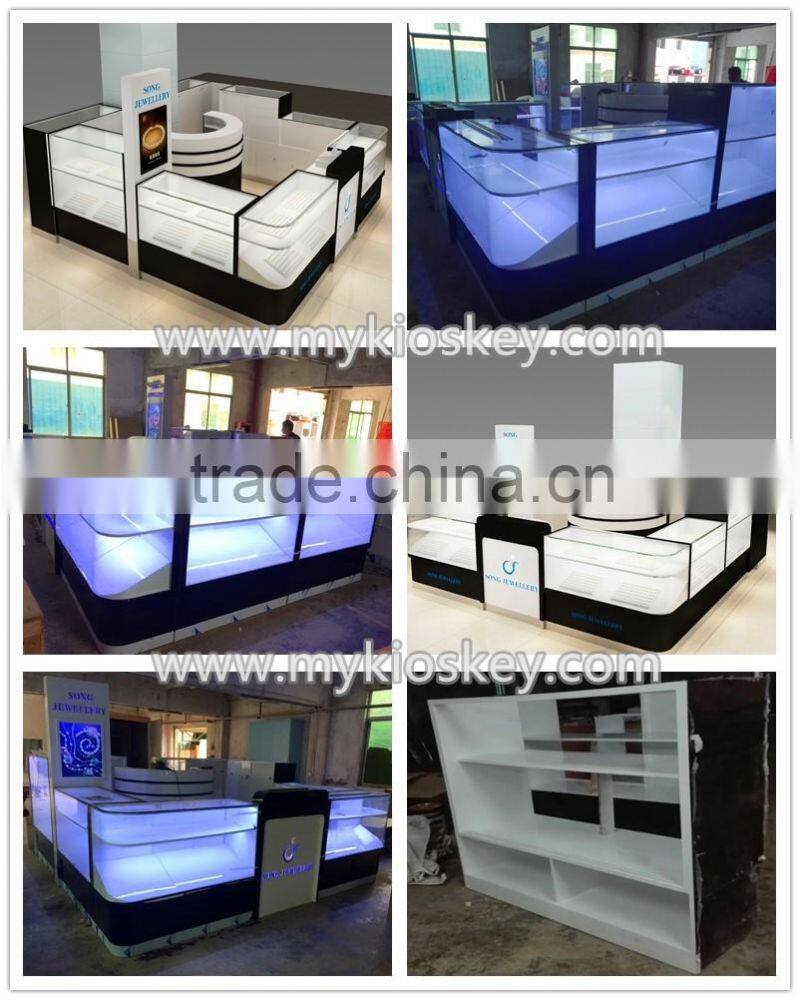 Made in China the cheap fashion jewelry kiosk and showcase