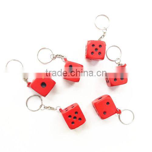 Promotional colorful pu football ball keychain