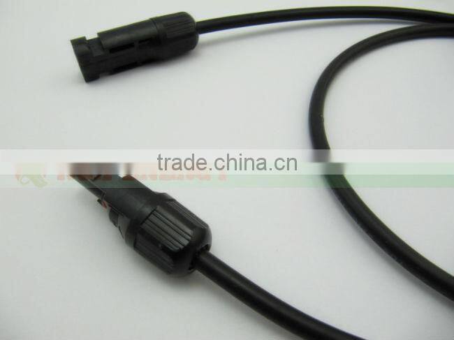 MC4 solar cable assembly with connector. TUV certification.