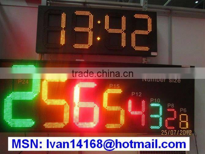 outdoor waterproof 6 Digits Large programmable Display LED Countdown Timer