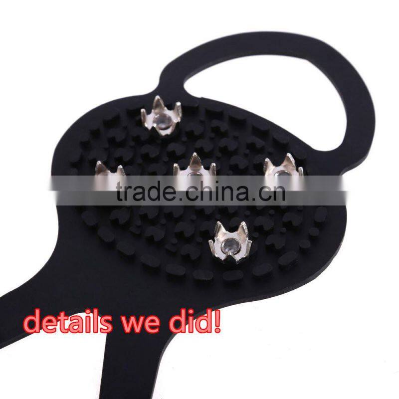 2015 High quality saled best eco-friendly four size shoe ice gripper for keeping safe