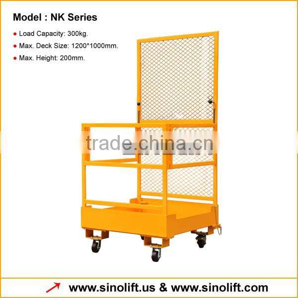 SINOLIFT Portable NK Series Forklift Mounted Aerial Work Platform With CE