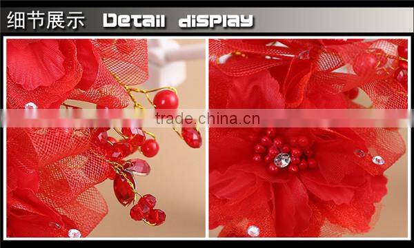 MYLOVE red Crystal Rhinestone Wedding Bridal Prom Stylish Girl Hair Pins MLF128