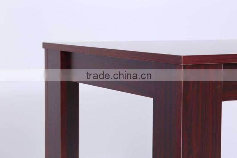 E1 Melamine MDF Dining Table With Easy Style Stools