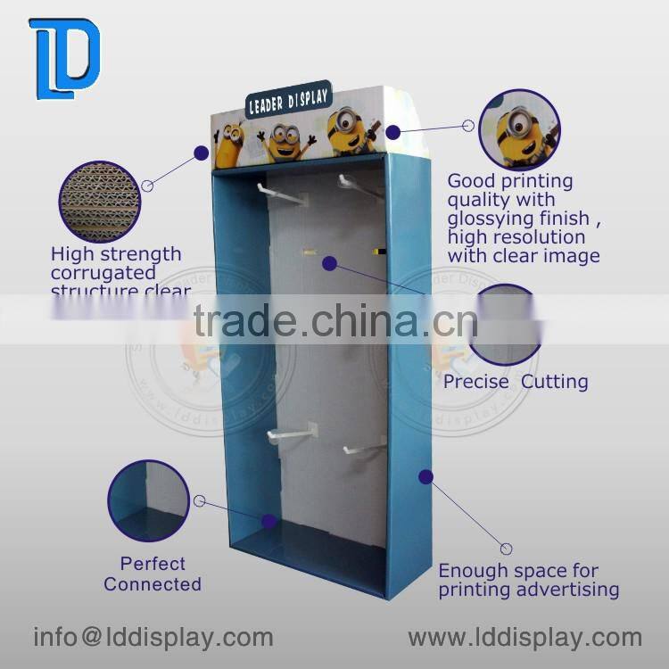 POP Cardboard Floor sidekick display for hangingToys