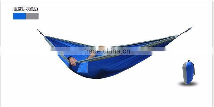 Portable Outdoor Swing Fabric Camping Hanging Hammock Parachute Bed parachute nylon hammock