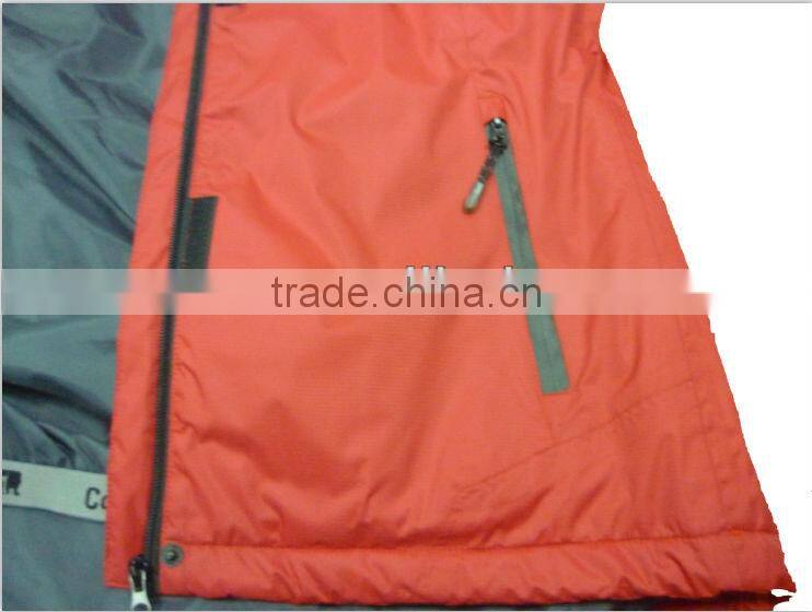 women waterproof breathable red outdoor jacket
