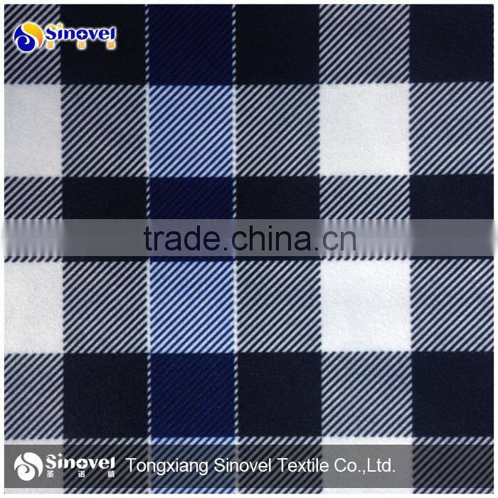 100% Polyester velvet for garment/shirt fabric