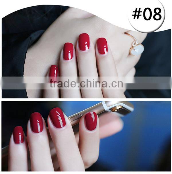 2016 new fashion 10ml UV LED Soak Off nail art UV gel polish red wine gel polish