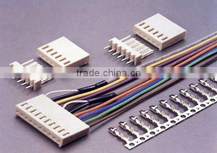 Custom connector with wire cable