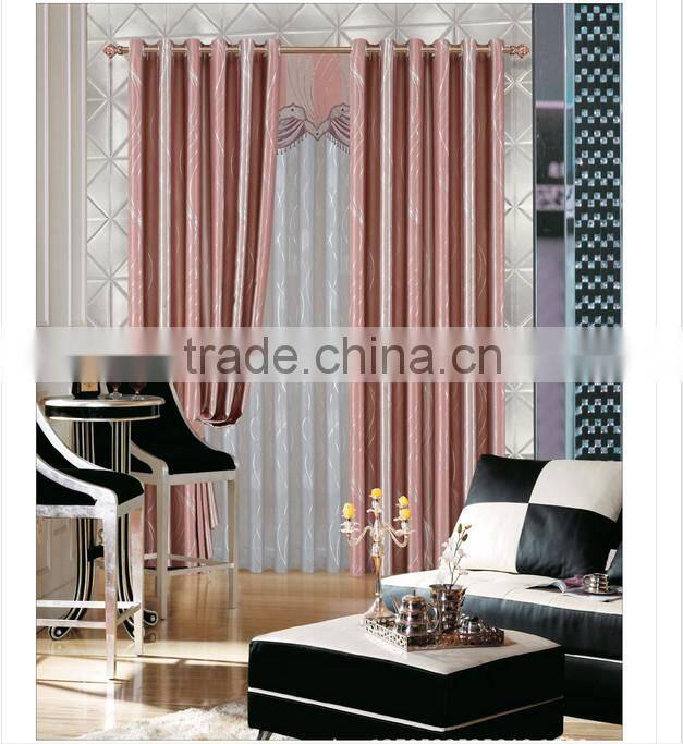 2015 hot sale printed designed No. 21 window curtains, made- up black out fabric in home or hotel