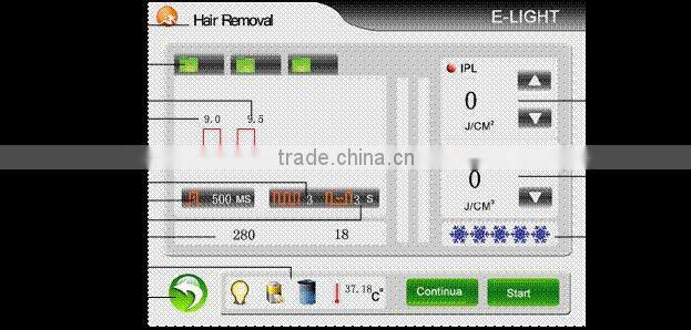 E-light permanent hair removal instrument E-009