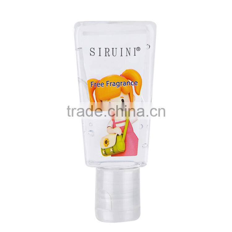 New Product Custom Color Smoothing & Cleaning & Organic Alcohol Free Hand Sanitizer Gel