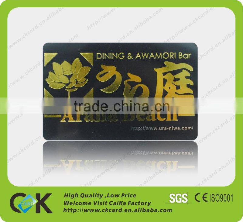 Custom overlay hologram plastic card from golden supplier