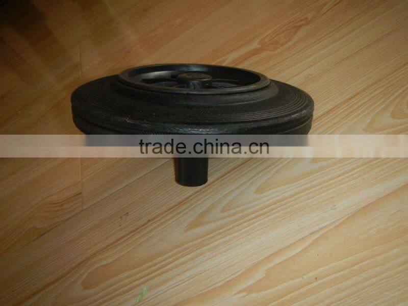 8 inch solid waste bin wheel for Brazil market