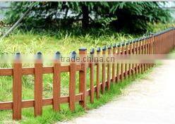 Wood grain FRP fence