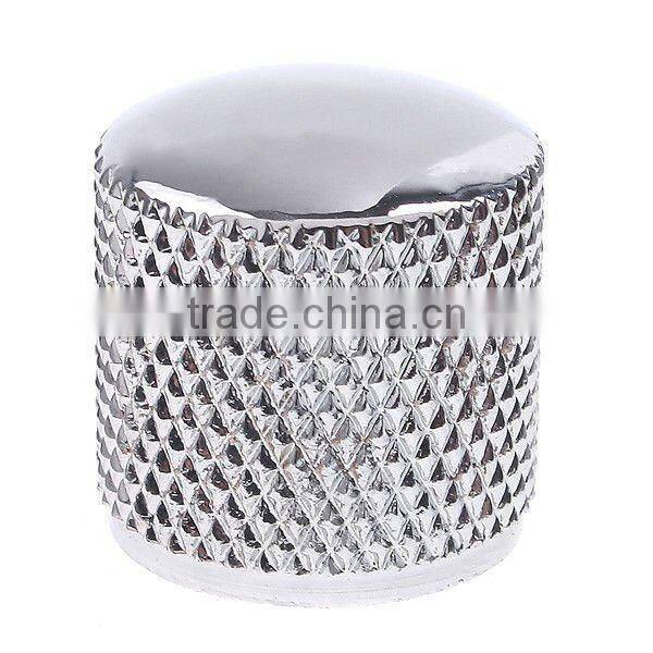 Silver Metal Dome Knob for Electric Guitar Bass Parts