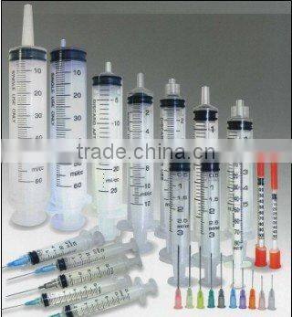 disposable syringe luer slip 2 parts