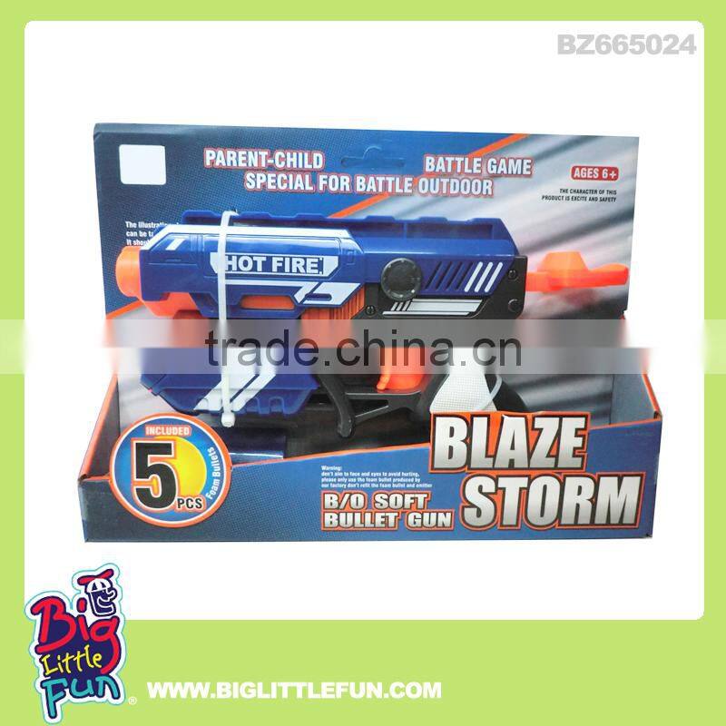 Soft air gun with 10 soft bullets