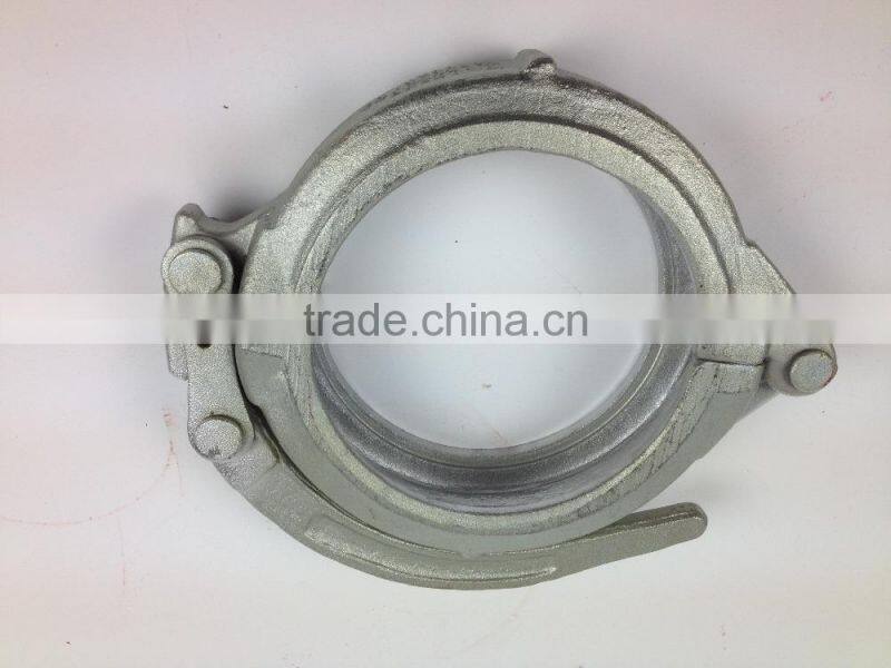Forging Concrete Pump Coupling Cast Iron Pipe Clamp China Supplier