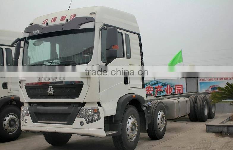 Howo T5G Panel Van Chassis 340HP 8X4 in Indonesia