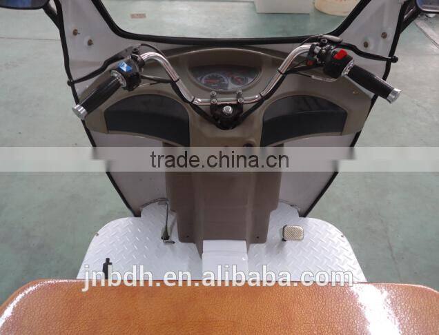 New BAJAJ electric tricycle for passenger, China made electric adult tricycle export to India